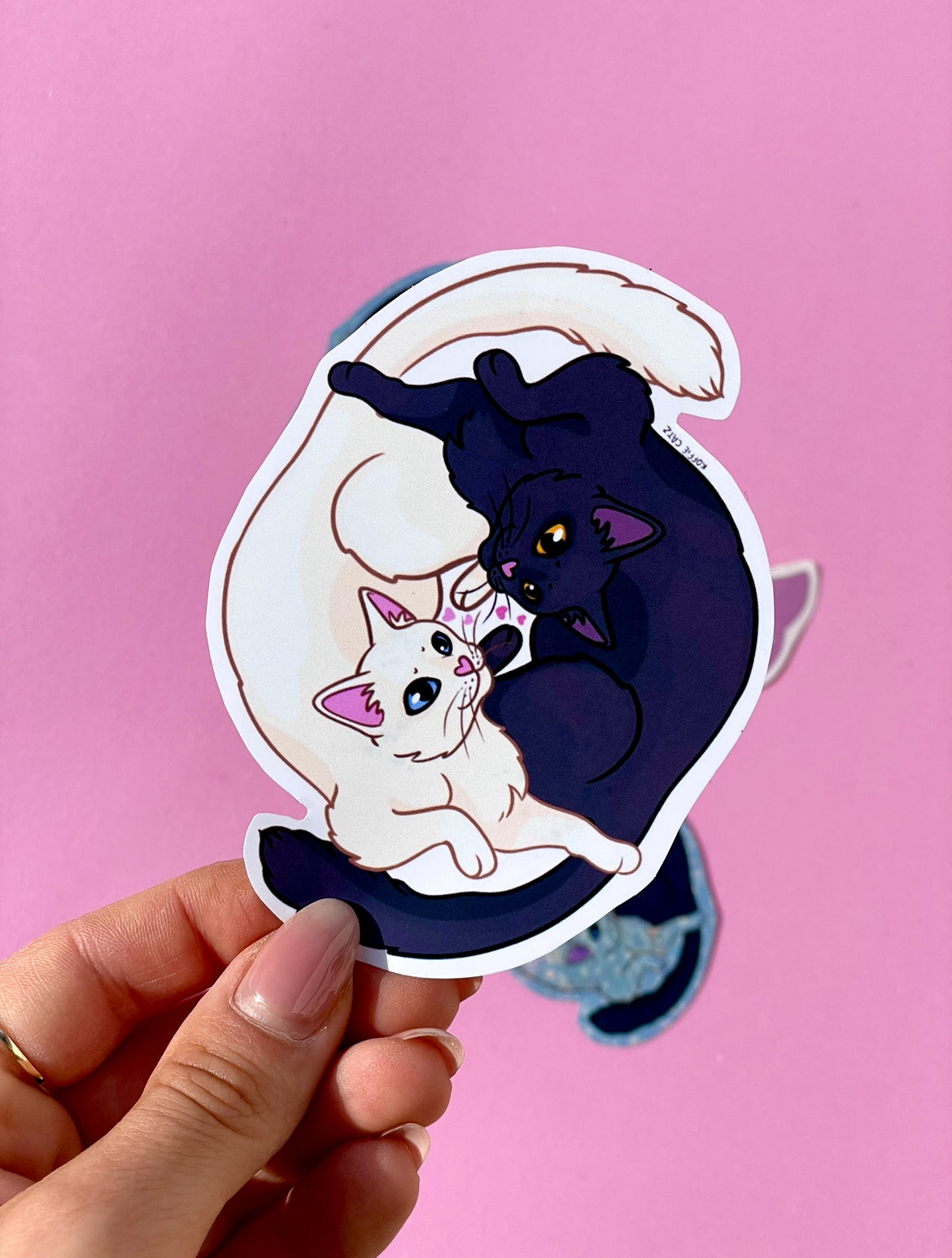 Single stickers - cats multiple variants