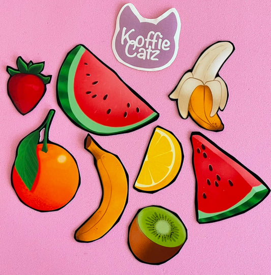 SPECIAL spring fruits sticker set