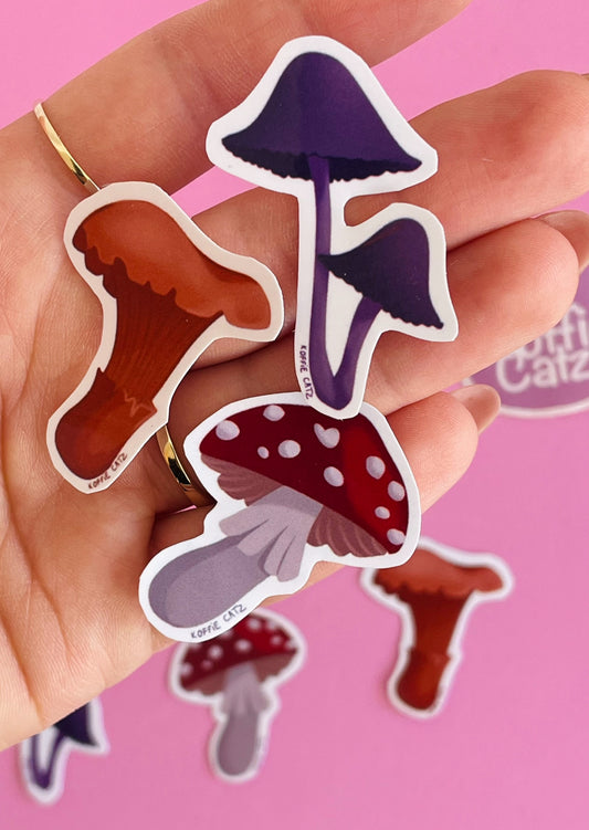 SPECIAL mushroom sticker set