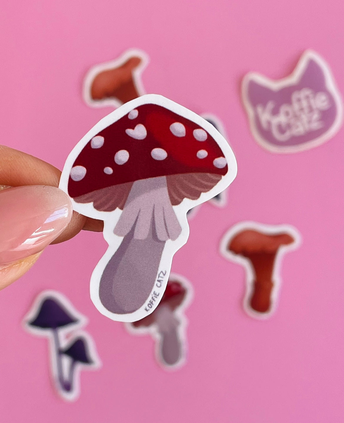 SPECIAL mushroom sticker set
