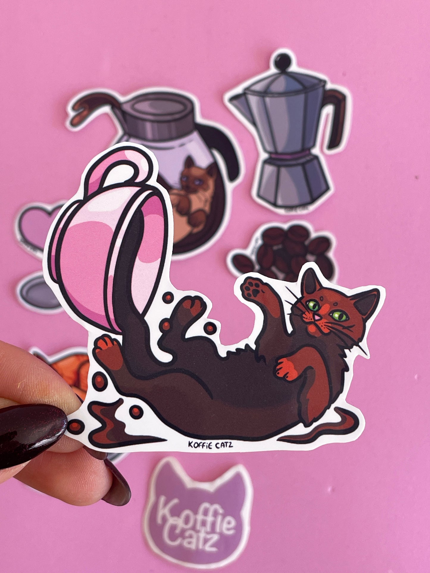 Single stickers - cats multiple variants