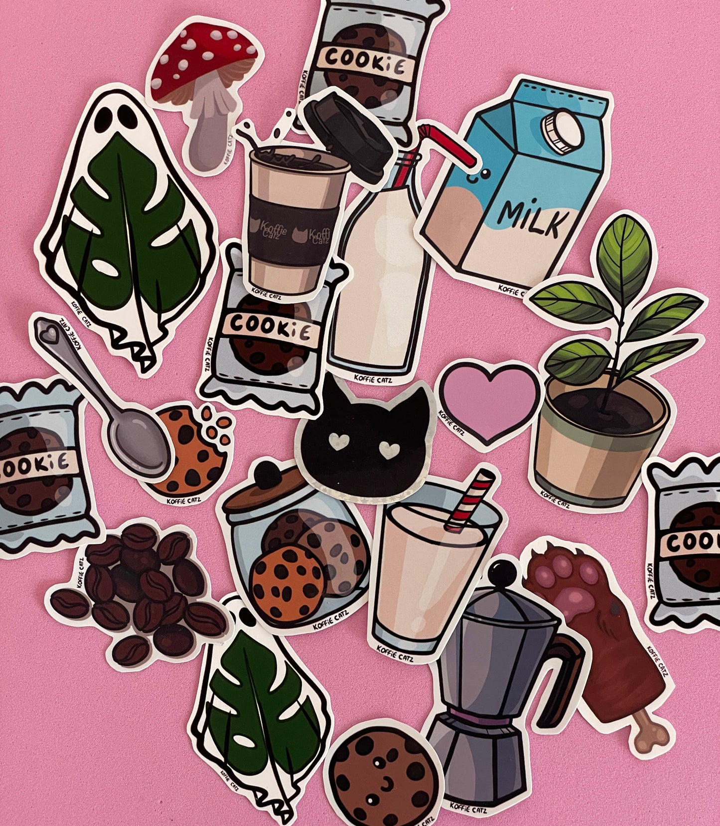 Single stickers multiple variants