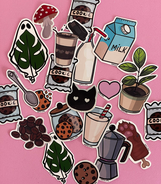 Single stickers multiple variants