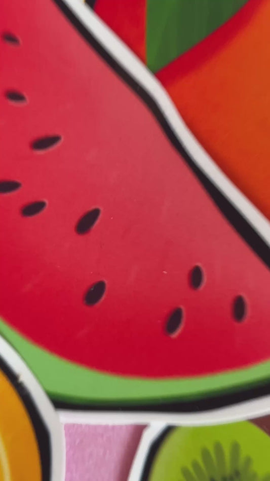 SPECIAL spring fruits sticker set