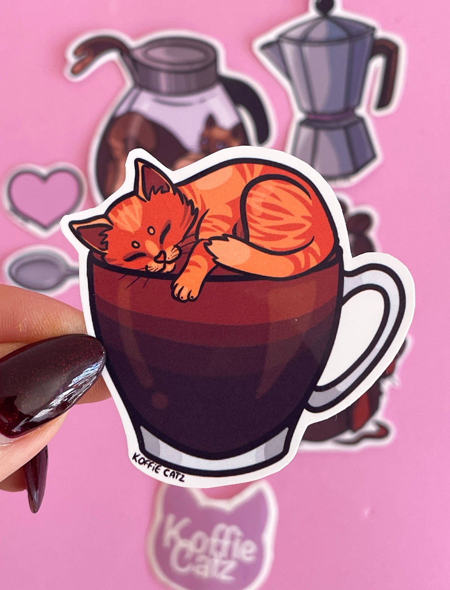 Single stickers - cats multiple variants