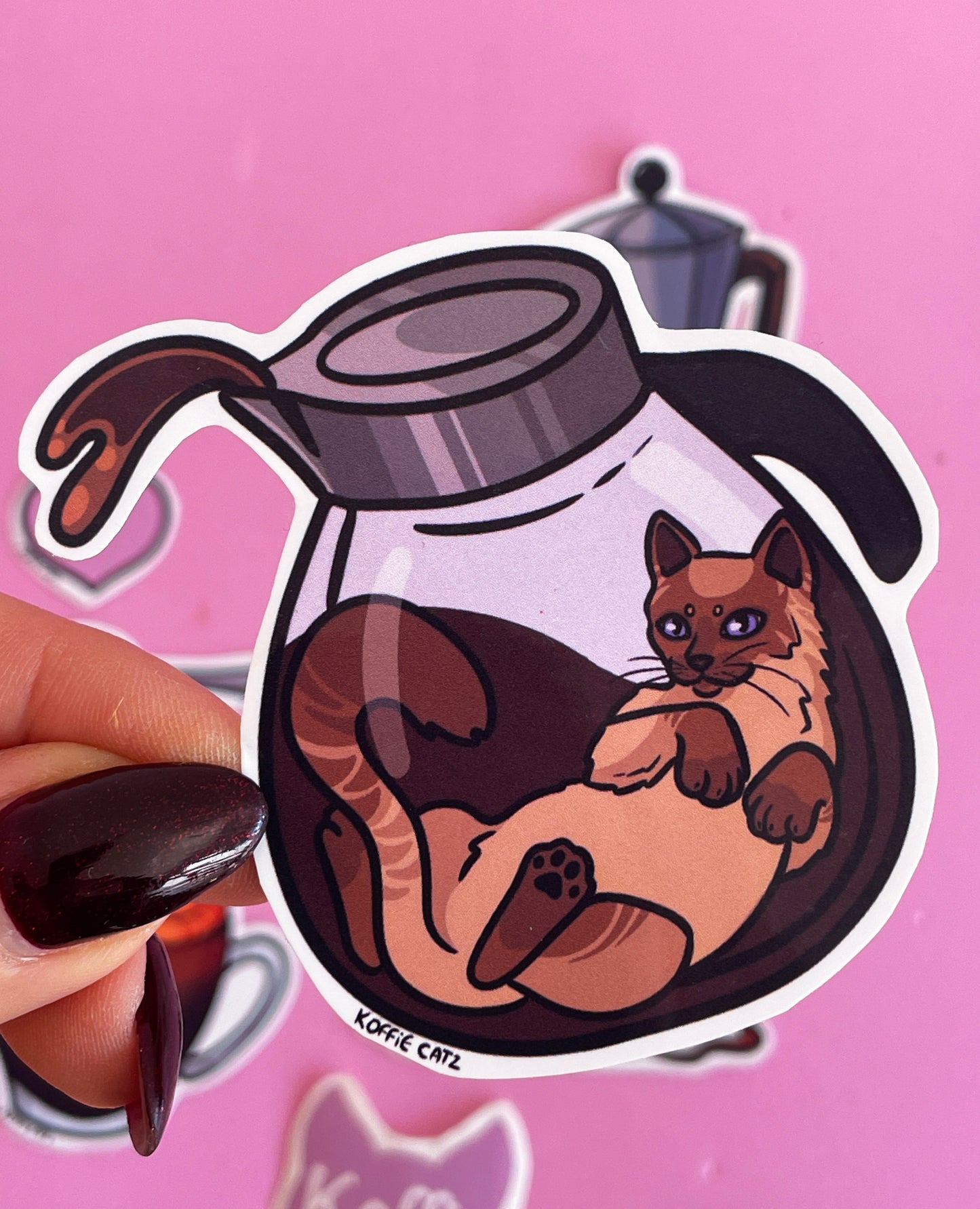Single stickers - cats multiple variants